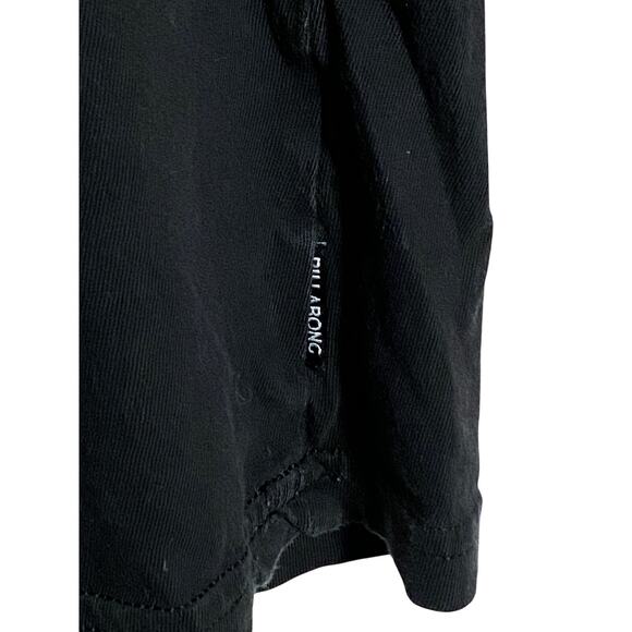 Billabong Tailored Fit Black Gray Colorblock Graphic Shirt Mens S Surfer Skater - Picture 4 of 5